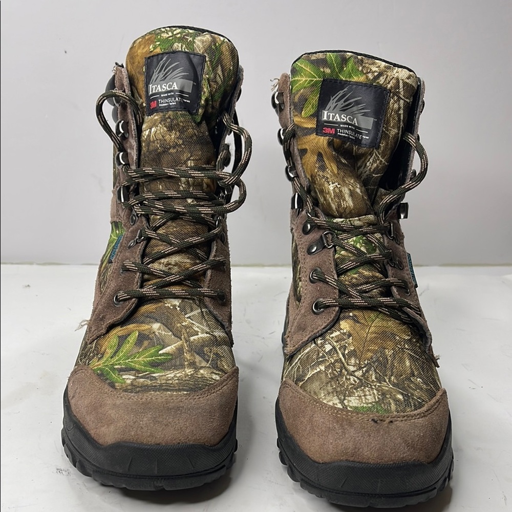 Itasca Green and Brown Camouflage Boots for Outdoor Adventures
